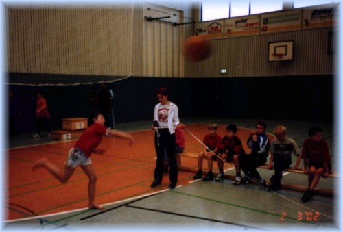 Christoph Rder beim Ballsto