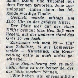 Juli 1969 FB Junge Welt Pokal